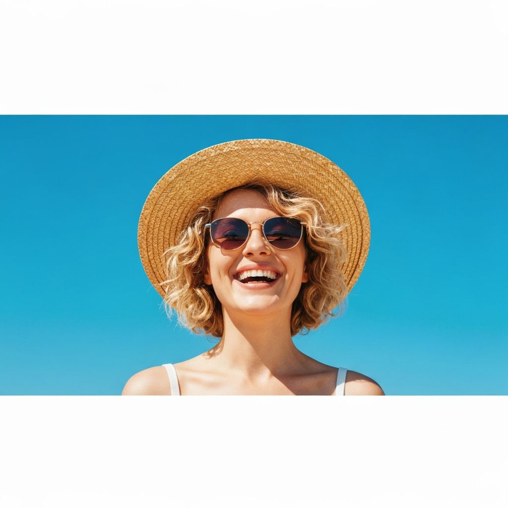 Glückliche Lottospielerin